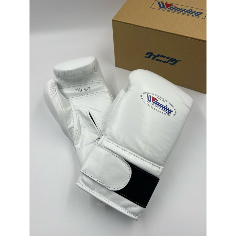 ウイニング　グローブ　14オンス　マジックテープ式　白 Winning 14oz 白 ウイニング ボクシング グローブ 14オンス