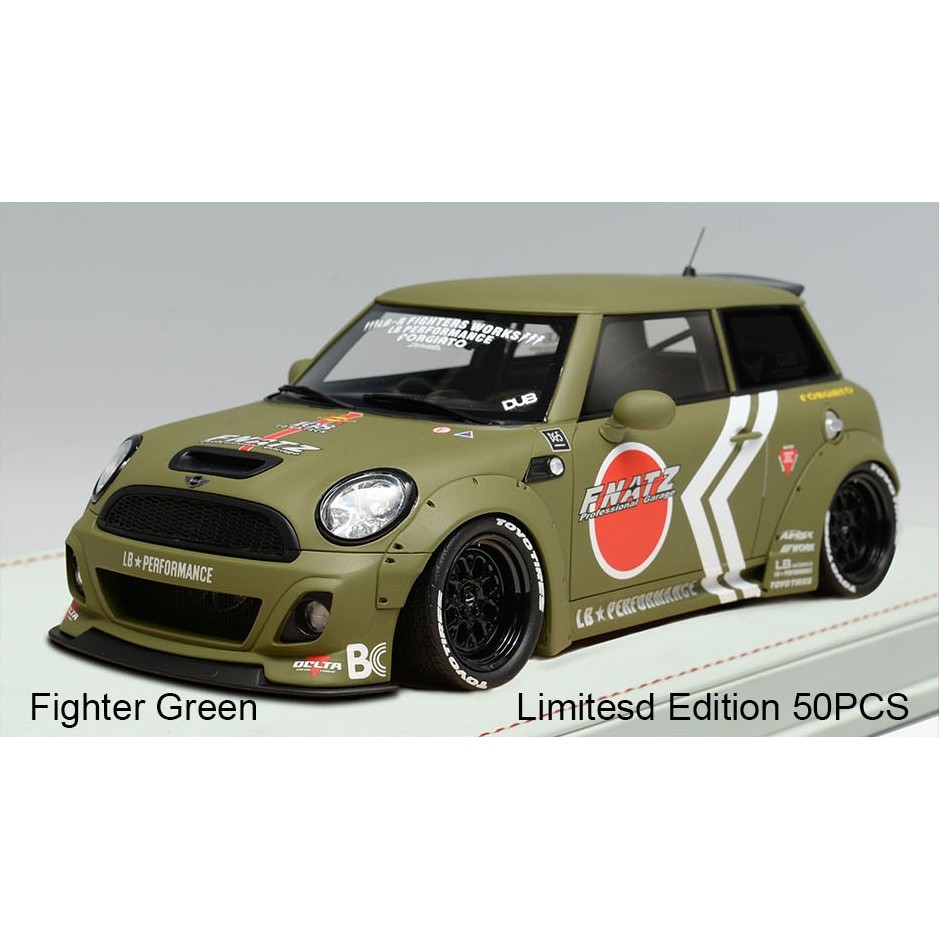 1/18 IVY Modèles Mini Cooper LB Performance Liberty Walk En