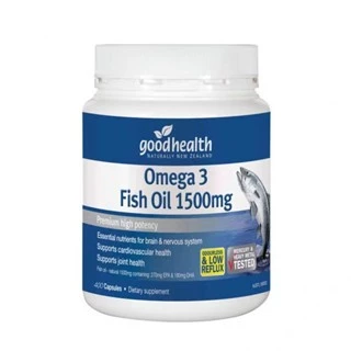 紐西蘭1500毫克 good health好健康深海魚油omega 3 1500毫克400粒