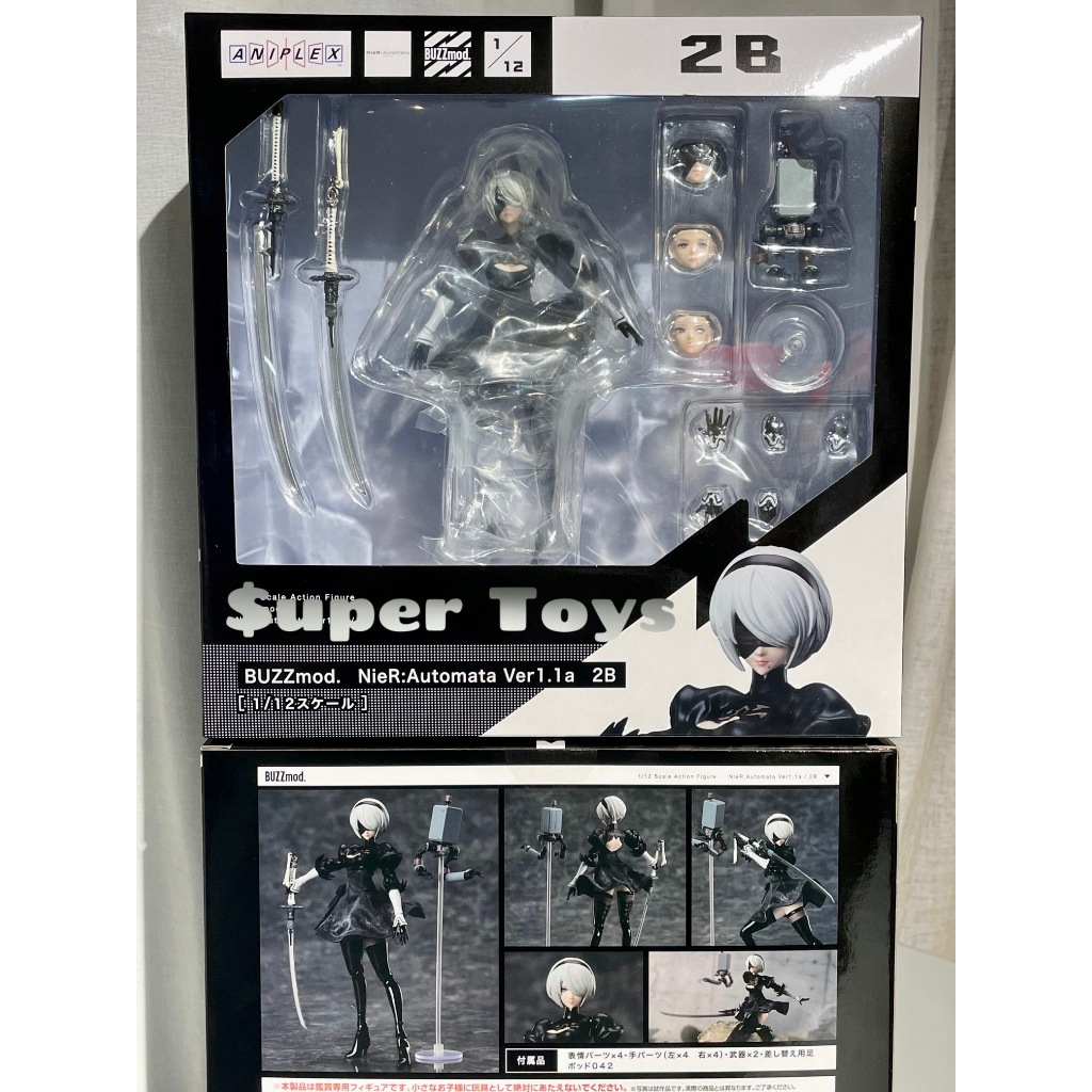 uper Toys》全新現貨ANIPLEX BUZZmod. NieR 尼爾自動人形2B 1/12 可動