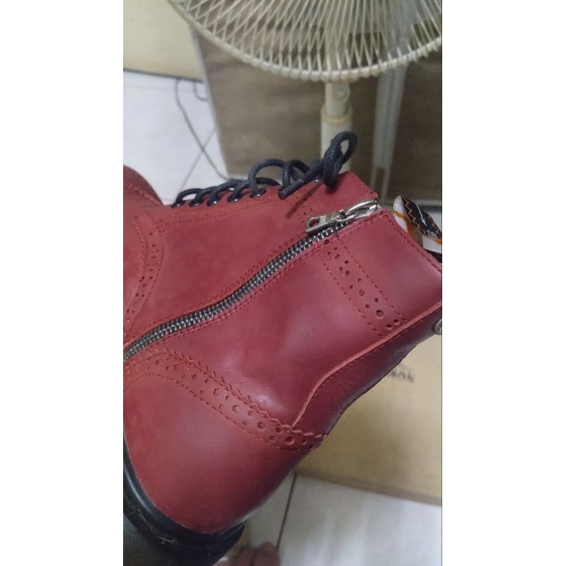 CABAL HALLOWED 2L WORK BOOTS HIGH 皮革 皮雕花 高筒 | 蝦皮購物