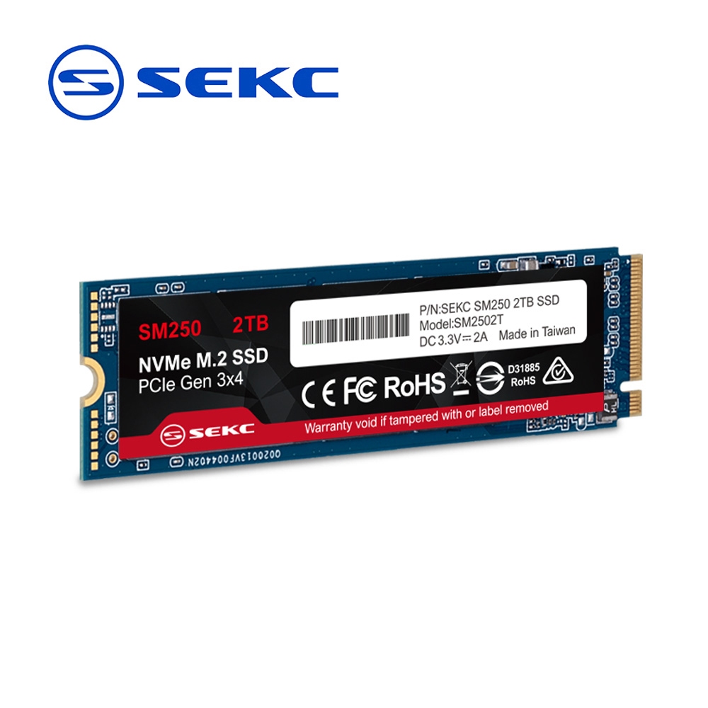 福利品) SEKC SM250 NVMe M.2 2280 PCIe 2TB SSD固態硬碟| 蝦皮購物