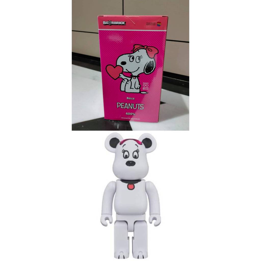 中租銀角零卡分期全新未拆BE@RBRICK BELLE 400% 史努比貝兒400% | 蝦皮購物