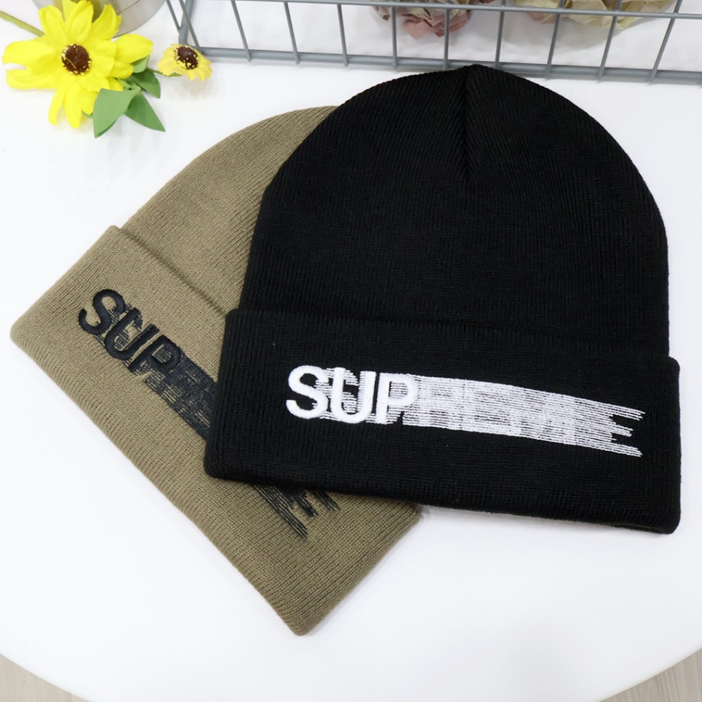 ☆AirRoom☆【正品現貨】2023SS Supreme motion logo beanie 毛帽幻影