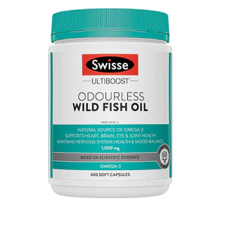 (🐨澳貨紐物)澳洲 Swisse－Ultiboost 無味1000mg／1500mg(高強度) 野生 魚油＊400