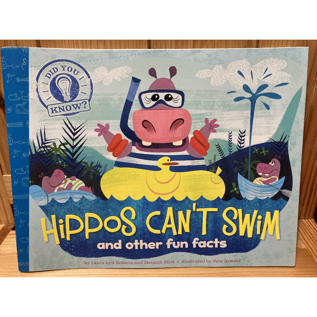 [全新] DID YOU KNOW?系列 Hippos Can't Swim: and other fun facts | 蝦皮購物