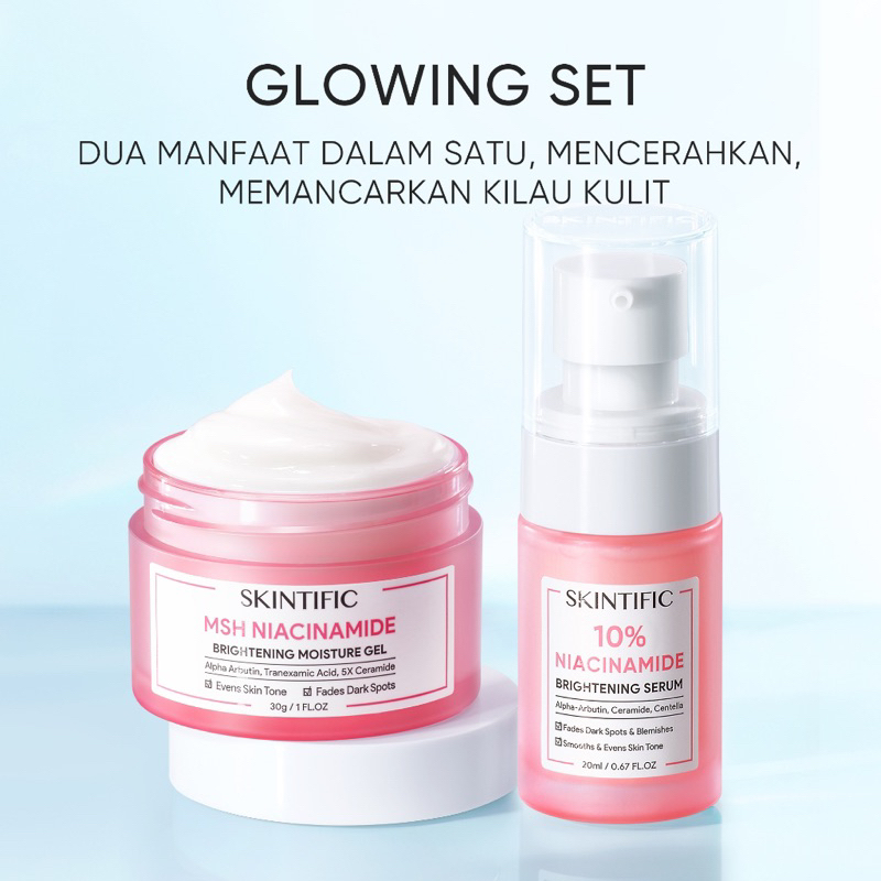 SKINTIFIC 2pcs Basic Glowing Set | 蝦皮購物