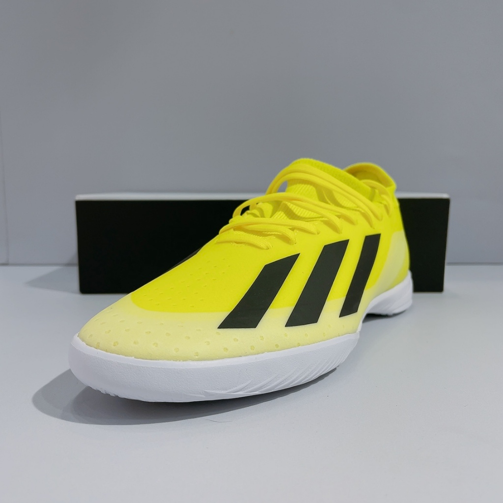 adidas X CRAZYFAST LEAGUE IN 男生 螢光黃 室內 訓練 運動 足球鞋 IF0701 | 蝦皮購物