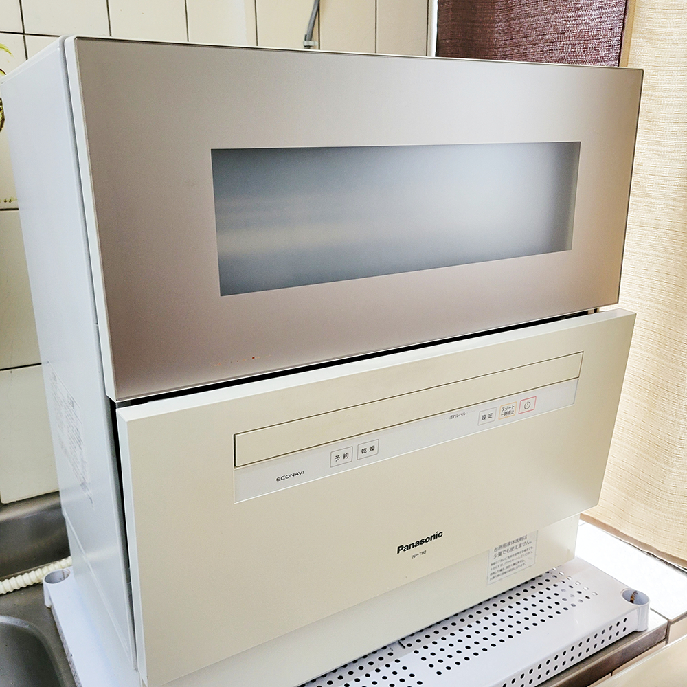 Panasonic 洗碗機 烘乾機 NP-TH2 棕色 2018年製｜Econavi 高溫除菌 省水省電