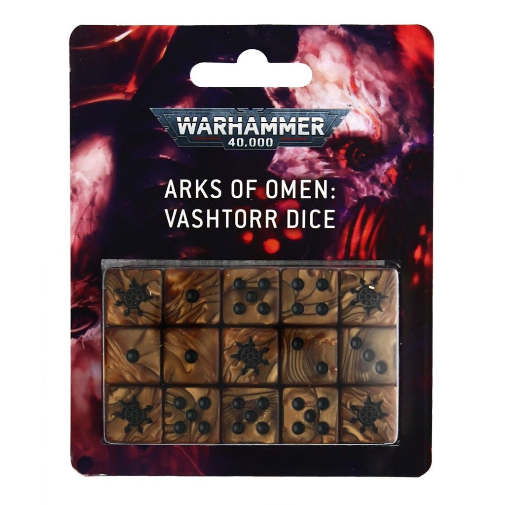 【戰鎚40K】Arks Of Omen：Vashtorr Dice - 瓦許托爾主題骰 | 蝦皮購物