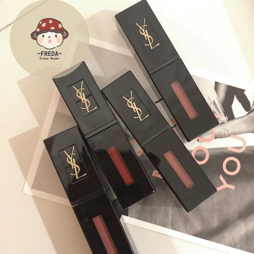 肥達代購 🍄 現貨+預購 YSL 黑管奢華緞面漆光唇釉 Vinyl Cream lip stain 401 416 蝦皮購物
