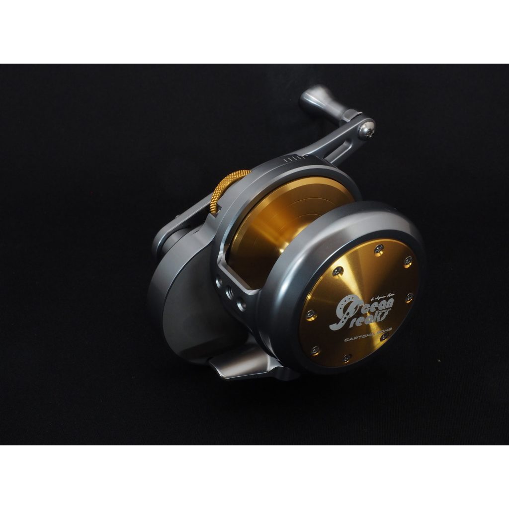 Ocean Freaks CAPTCHA 50HG 左巻き　ライン付き 日安路亞< Ocean Freaks CAPTCHA 50HG 推桿捲線器慢鐵鼓捲日本製造