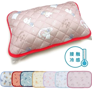 日本 涼感枕頭套 接觸涼感 枕套 枕墊 凱蒂貓 美樂蒂 嚕嚕米 哆啦A夢 米奇 維尼 星之卡比 日本正版 該該貝比