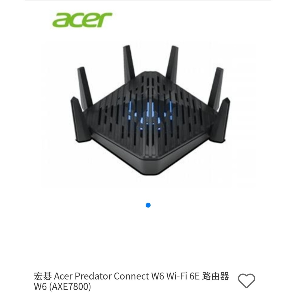 ACER Predator Connect W6三頻AXE7800 Wi-Fi 6E | 蝦皮購物