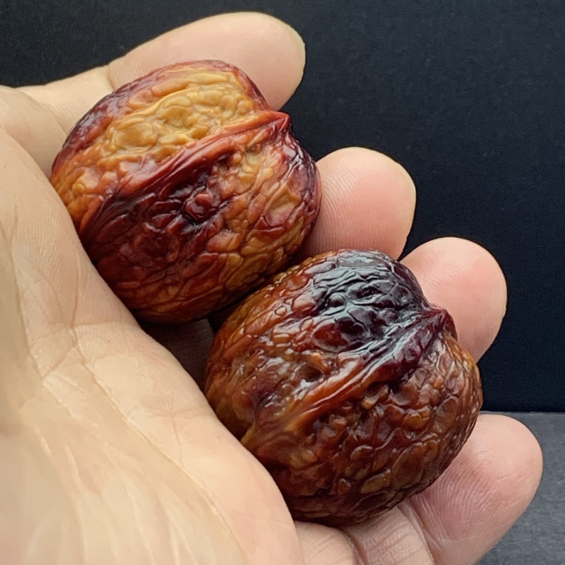 文玩核桃鐵核桃七彩玉化蟒紋龍蛋30尺| 蝦皮購物