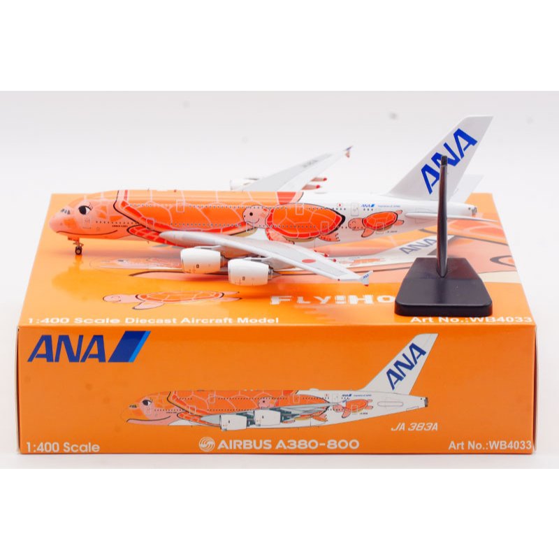 JC Wings ANA Airbus A380 JA382A Kai 1/400 DIECAST Aircraft