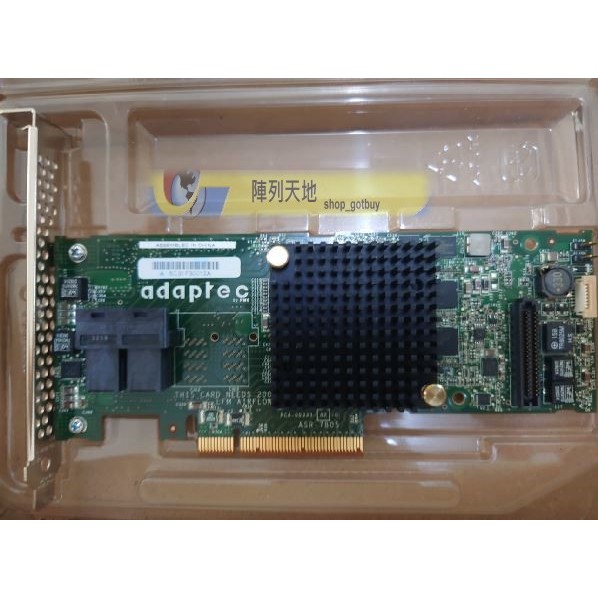 Adaptec ASR-7805 企業版 1GB 8-port HBA RAID 拓展卡/ 陣列卡 | 蝦皮購物