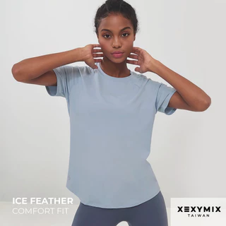 XEXYMIX XA5298T 涼感輕羽毛舒適短袖上衣 XA 5298 瑜伽上衣 透氣上衣 運動上衣 健身服 瑜珈衣服