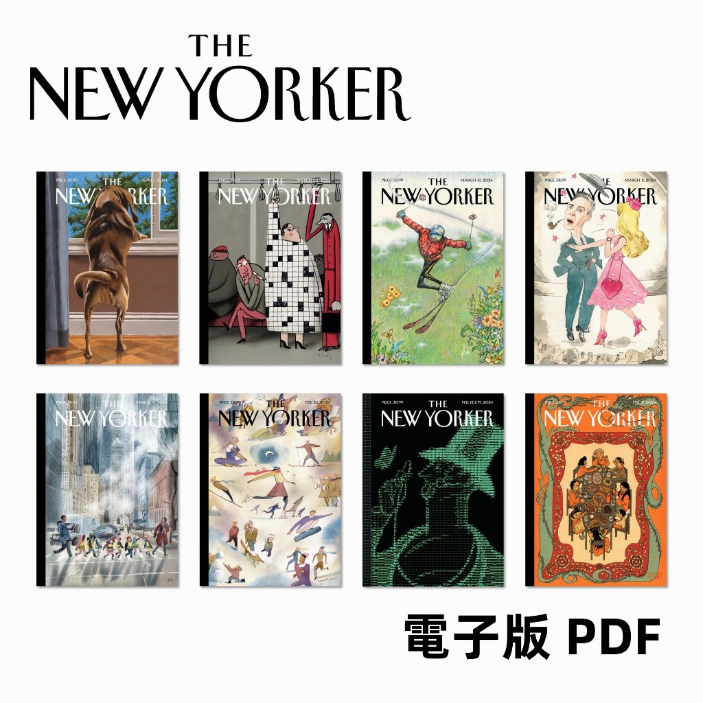The New Yorker 2024年全年訂閱紐約客雜誌外文英文學習外刊 | 蝦皮購物