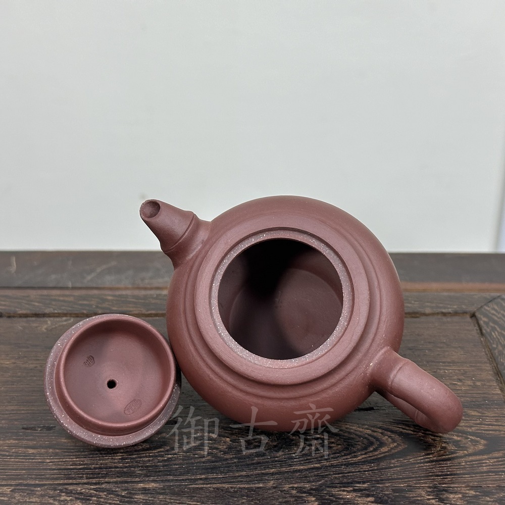 御古齋】精選中國宜興紫砂茶壺紫砂壺名家壺手工拉胚撰刻壺原礦紫
