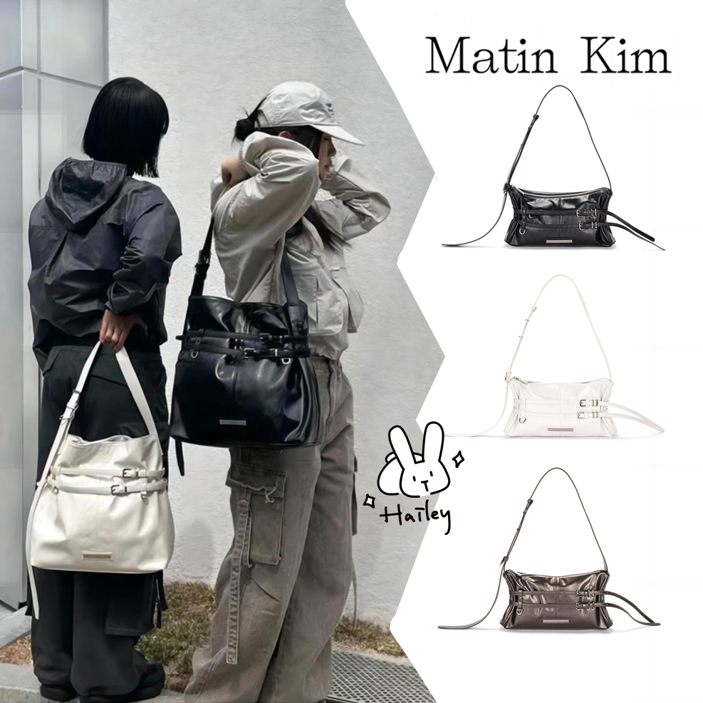[MATIN KIM] Korean Double Belted Bag in Small and Large