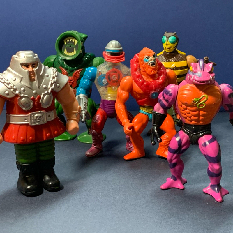 1982 MOTU 太空超人 獸人 矮人 機器人 蛙怪 蜜蜂怪 蝙蝠吸盤怪 | 蝦皮購物