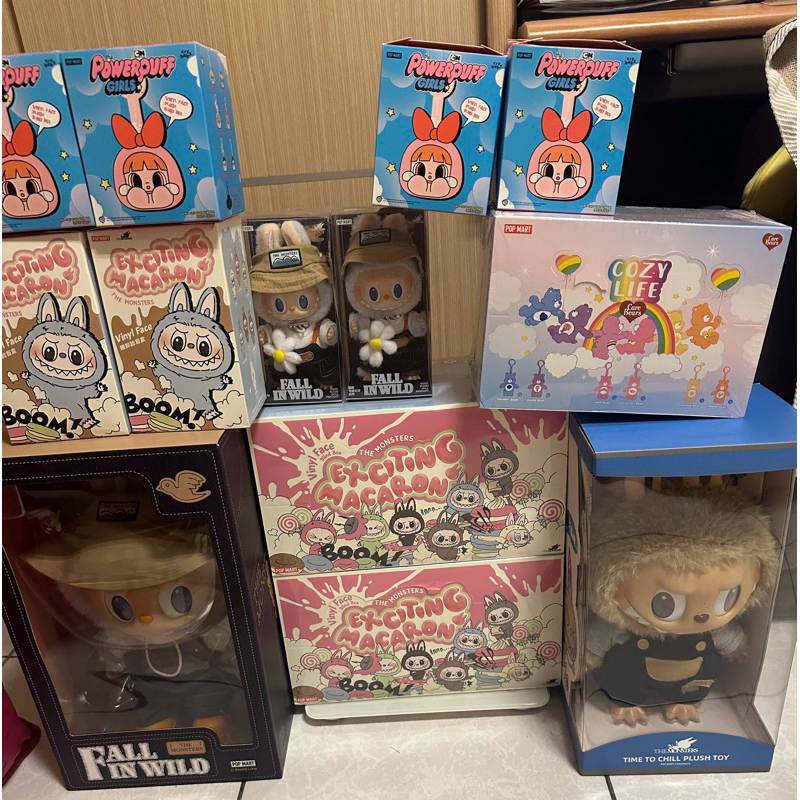 現貨泡泡瑪特 馬卡龍 春天野在家 LABUBU大野 拉布布野在家 Lisa rose一代 Care Bears 小女警 | 蝦皮購物