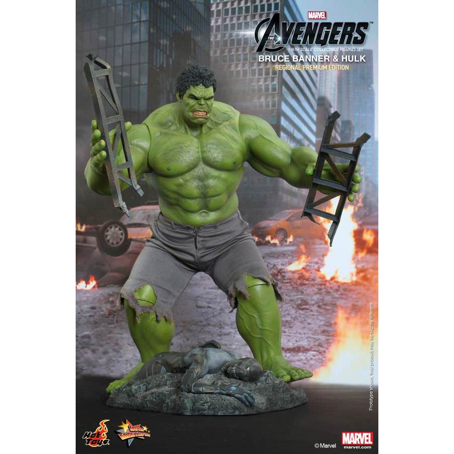 Hot Toys MMS230 復仇者聯盟班納博士綠巨人浩克雙人組(MMS287