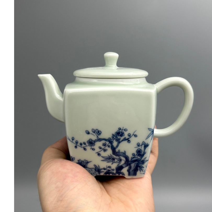 茶道具 壺 青磁花瓶 無想窯  大前芳春 茶道具 壺 青磁花瓶 無想窯 大前芳春