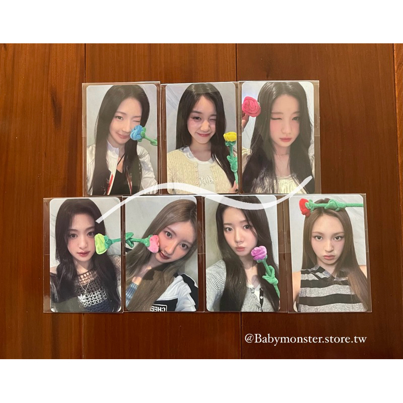 現貨不用等‼️BABYMONSTER ROSE DAY LUCKY DRAW線上幸運卡拿花款特典寶