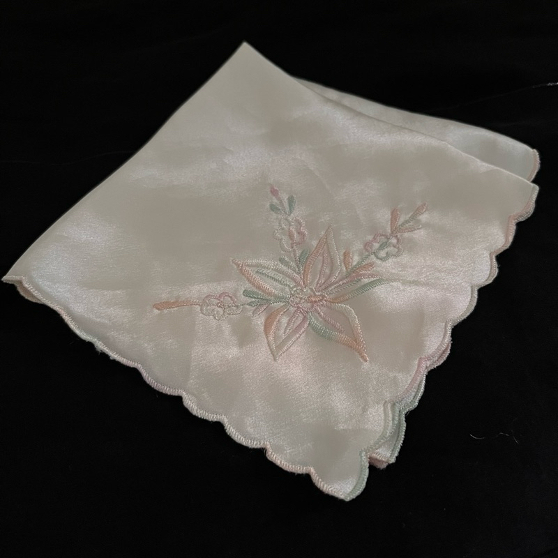 古風 絲綢 繡花手帕 絲巾 絲綢 刺繡 手絹 | 蝦皮購物