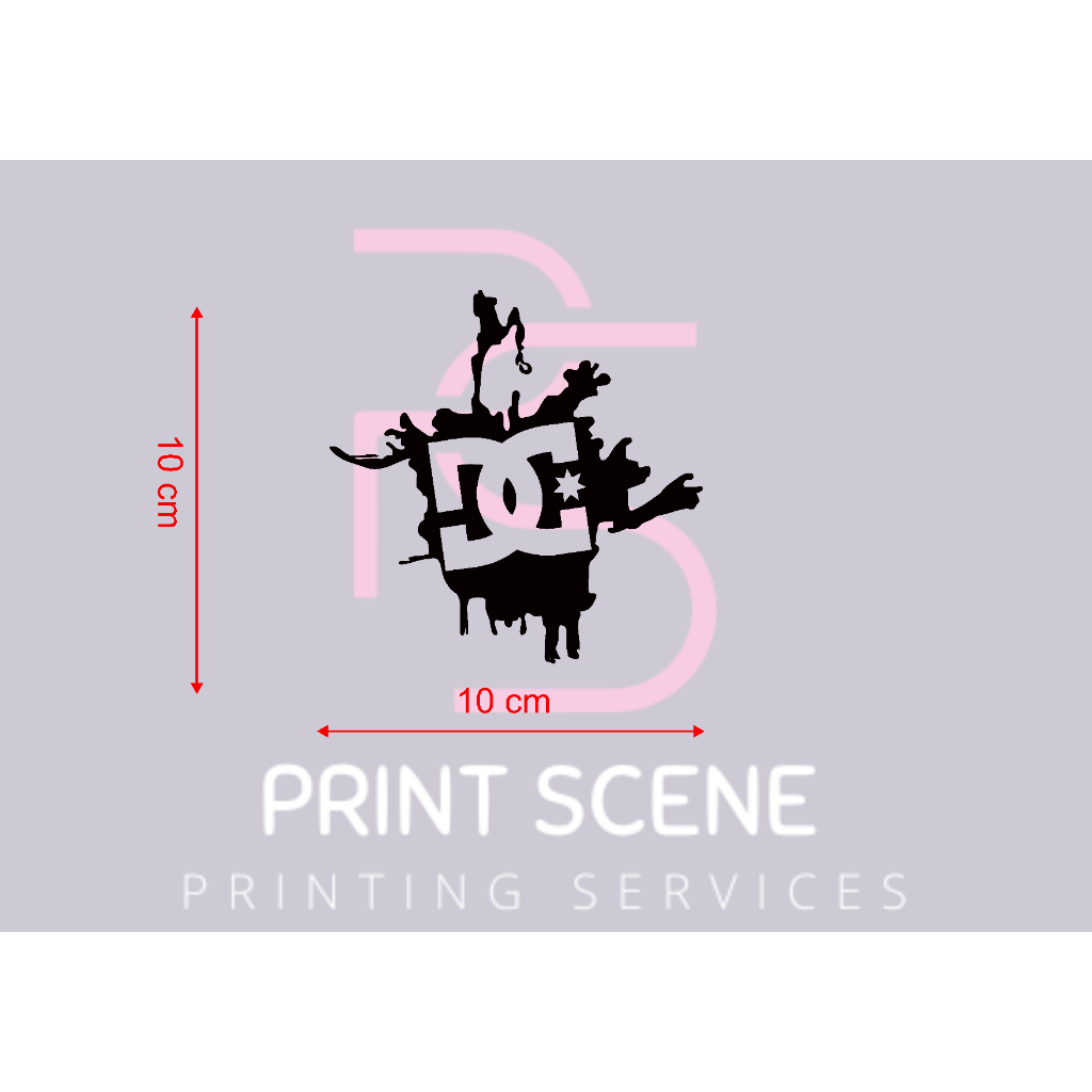 DC Splash Cut-Out Sticker Waterproof | 蝦皮購物
