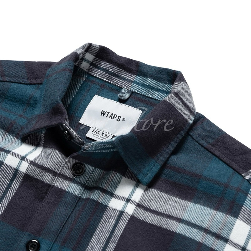 WTAPS 24SS WCPO 01 / LS / COTTON. FLANNEL. TEXTILE 長袖襯衫外套 