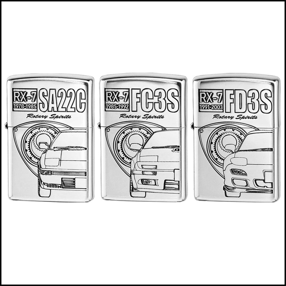 ☆福星屋☆【ZIPPO】日系~MAZDA馬自達-RX-7 圖案設計打火機(三款可選) | 蝦皮購物