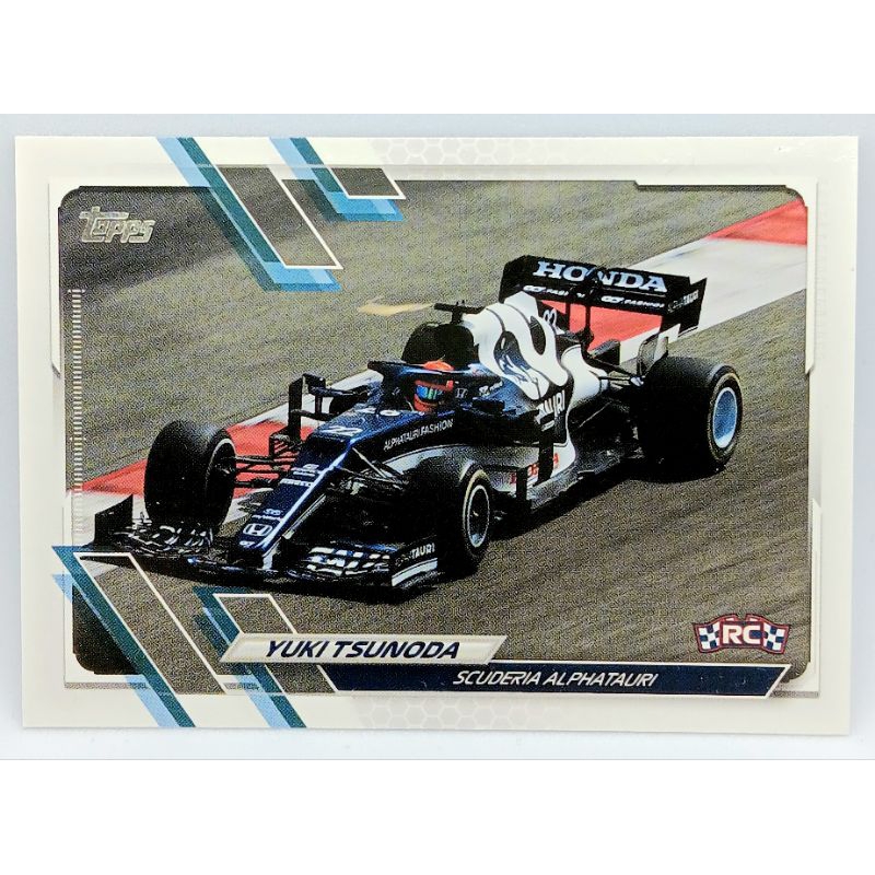 角田裕毅 Yuki Tsunoda RC 新人卡 2021 Topps Formula 1 F1 紅牛Red Bull