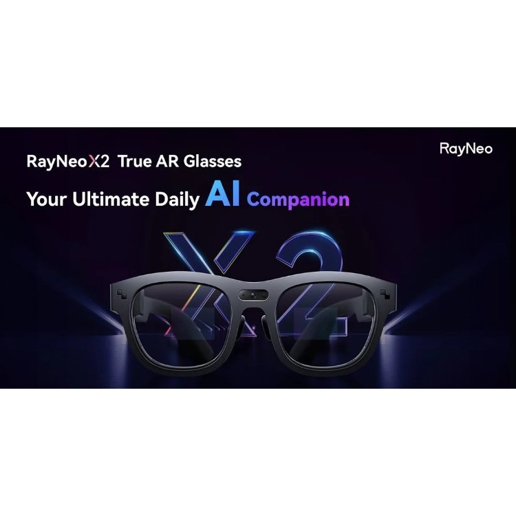 預購】雷鳥RayNeo X2 AI AR眼鏡高通XR2 SLAM 3D導航多國語言實時翻譯標  