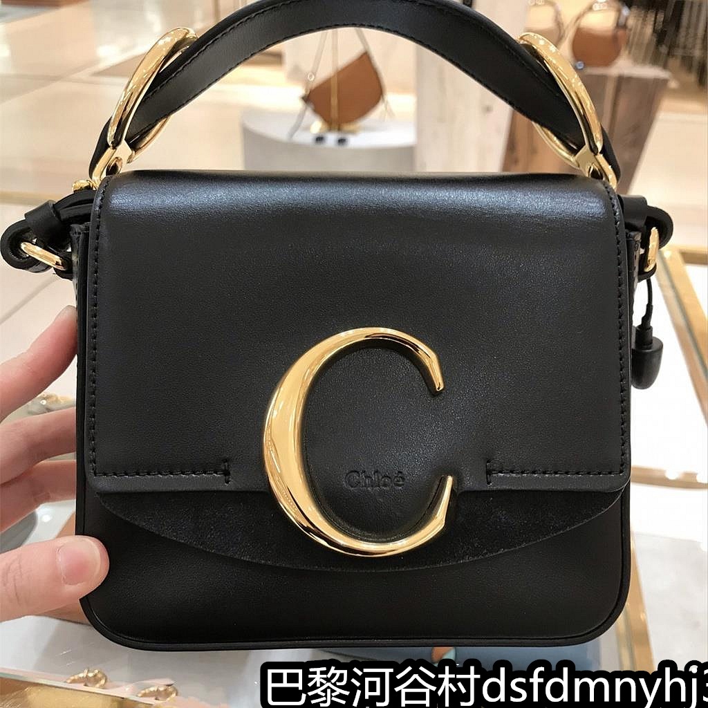 《巴黎河谷村》全新 CHLOE 蔻依 Chloé C bag C字包 Mini 肩背包 小方包 斜背包 | 蝦皮購物