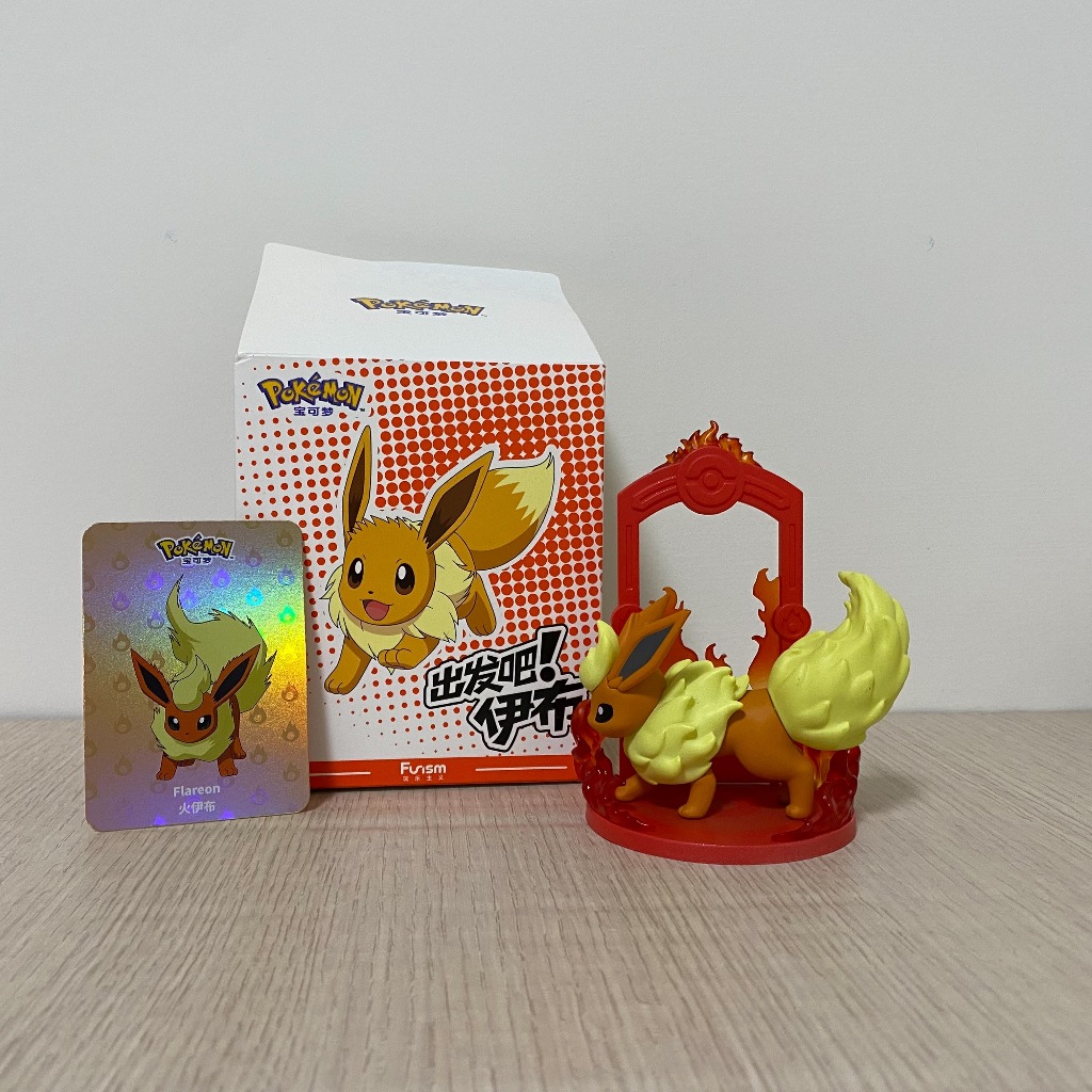 精靈寶可夢 出發吧 伊布 系列盲盒 一代 初代 火伊布 火精靈 寶可夢 盒玩 公仔 | 蝦皮購物