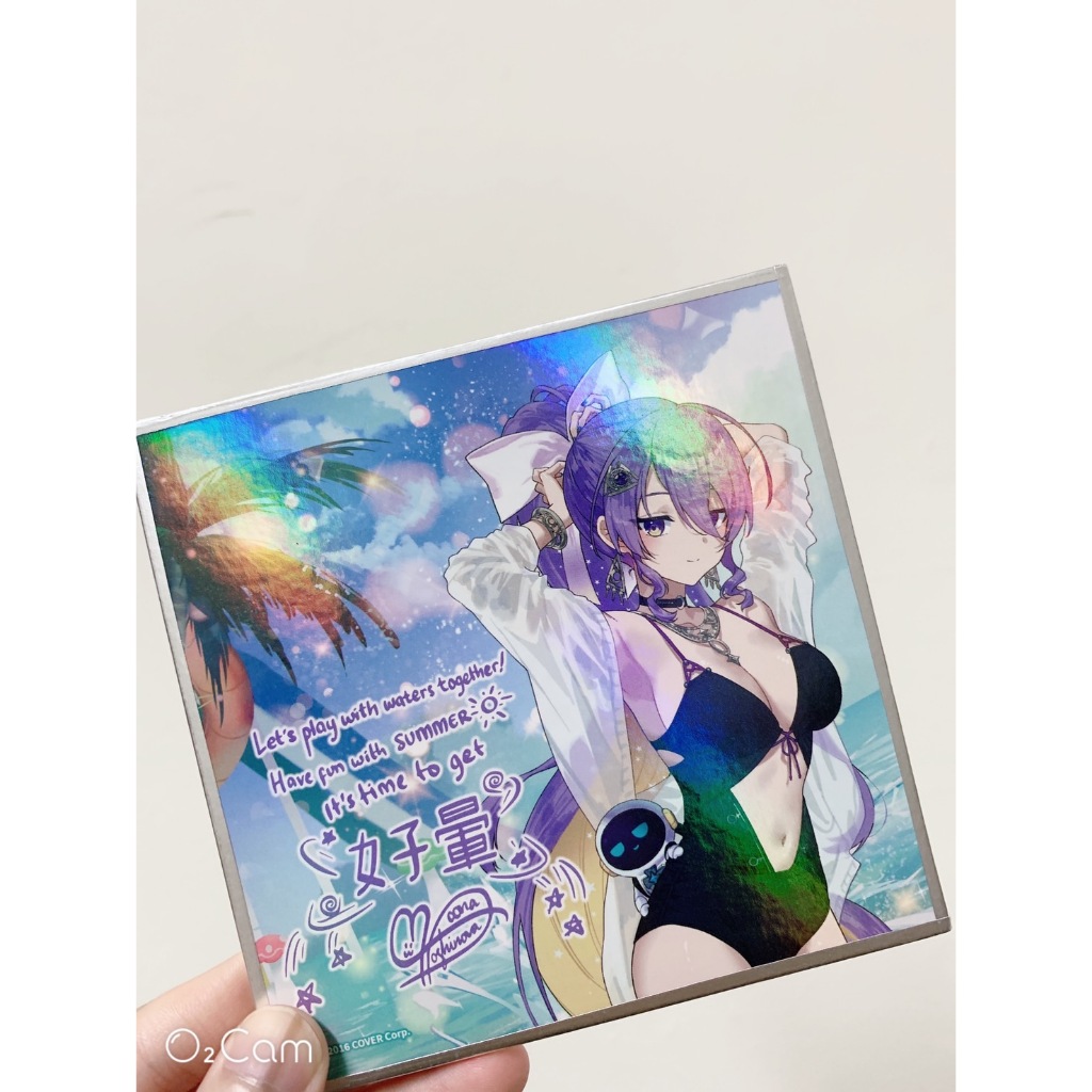 hololive x六福村水樂園會場限定色紙現貨全新未擺飾Gura Kobo