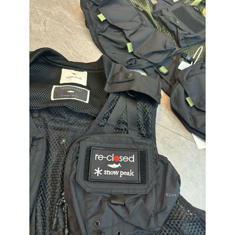 🇯🇵Snow peak x TONEDTROUT Flexible Guide Vest One Olive 釣魚背心