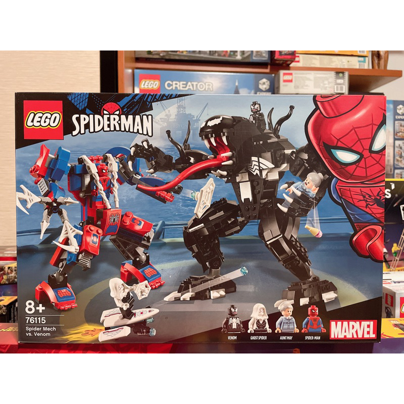 全新現貨LEGO 76115 漫威系列蜘蛛機甲對決猛毒Marvel Spider Mech vs