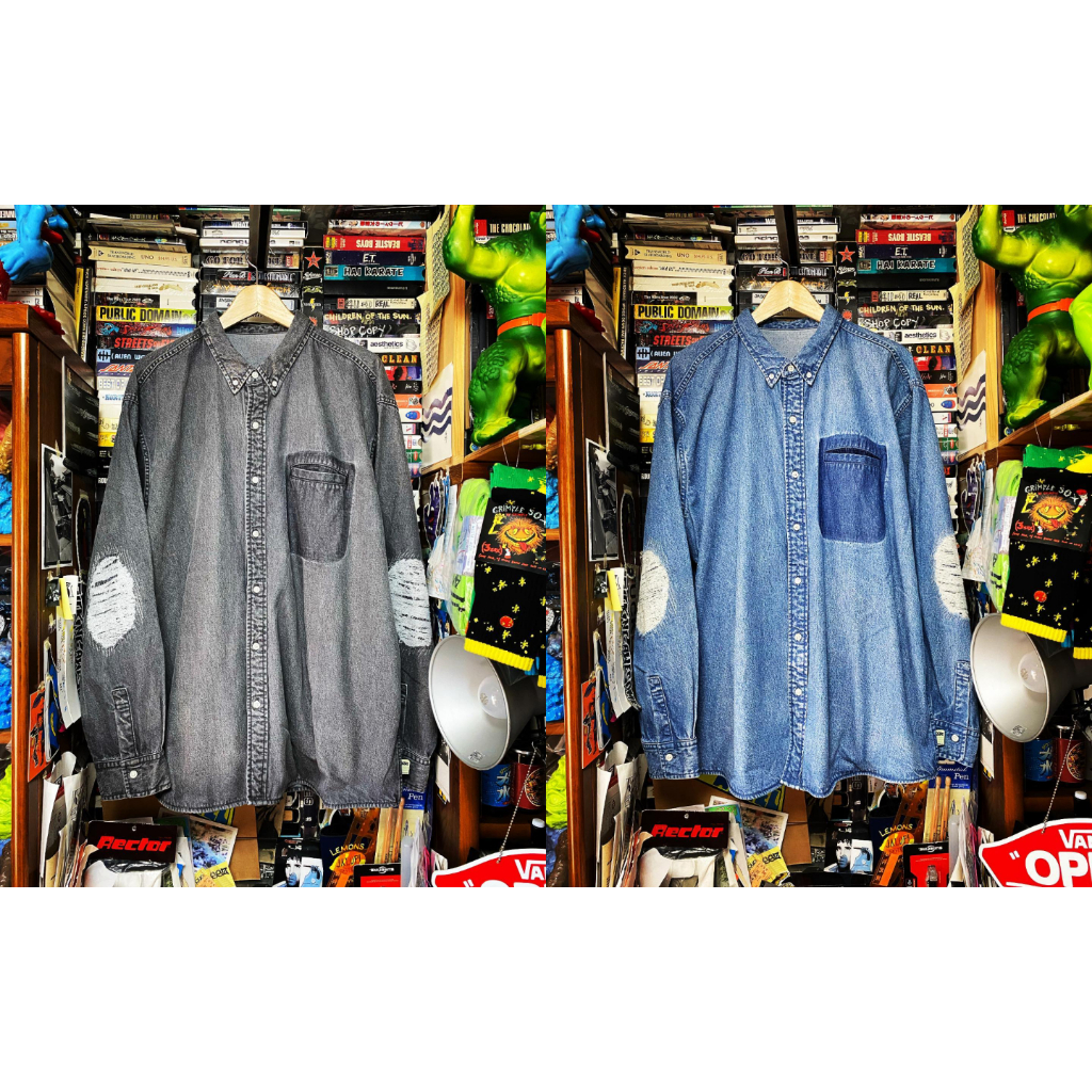 AllenTAPS】BEAMS SSZ 裏USED DENIM SHIRTS 襯衫| 蝦皮購物