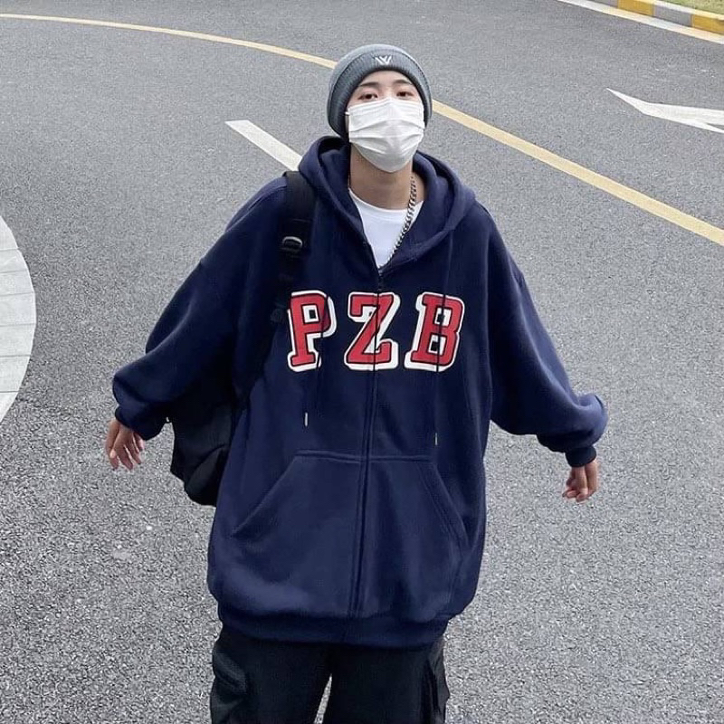 [現貨]韓國 小哥哥 PZB寬鬆落肩 連帽外套 男生 休閒 秋季 防曬 連帽外套 帽拉 情侶 深綠 | 蝦皮購物