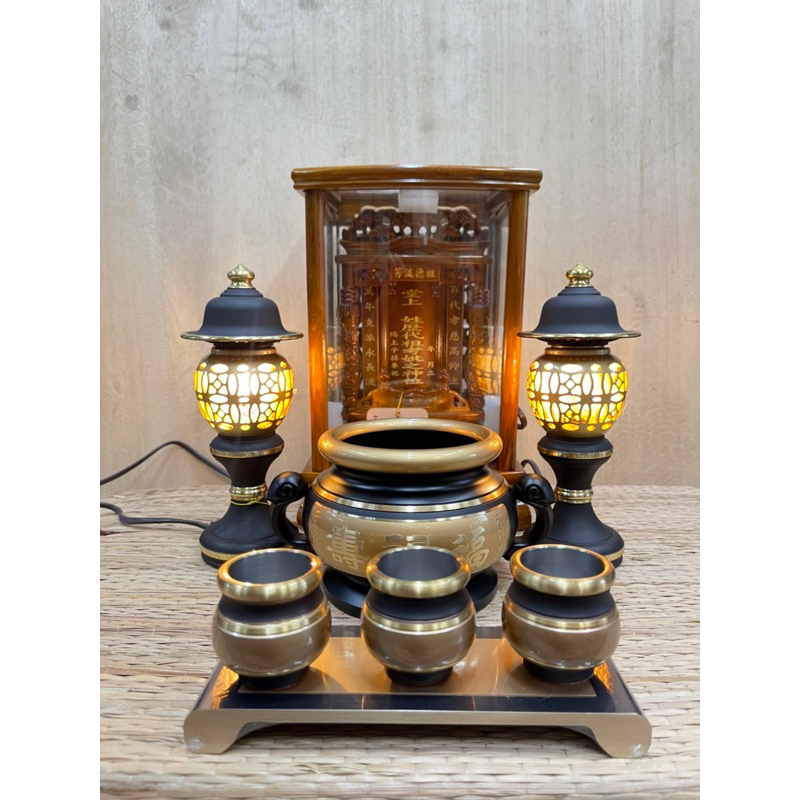 [神鮮佛具]佛具 拜拜 祖先 祖先燈 祖先爐 祖先杯子 祖先杯底座 祖先龕 祭祖 | 蝦皮購物