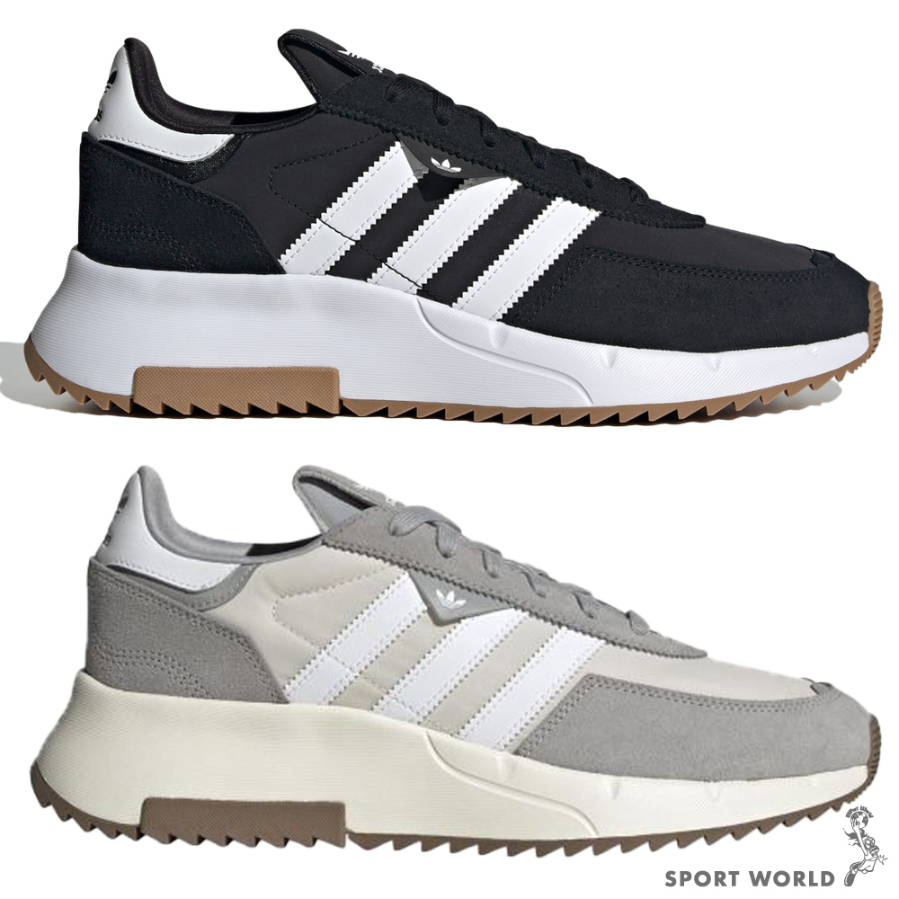 Adidas 男鞋 女鞋 休閒鞋 復古 RETROPY F2 黑白/灰白【運動世界】IF2877/IF2878 | 蝦皮購物