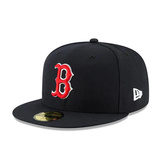 【NEW ERA】MLB 波士頓 紅襪 59FIFTY 正式球員帽 通用 丈青色 棒球帽【ANGEL NEW ERA】