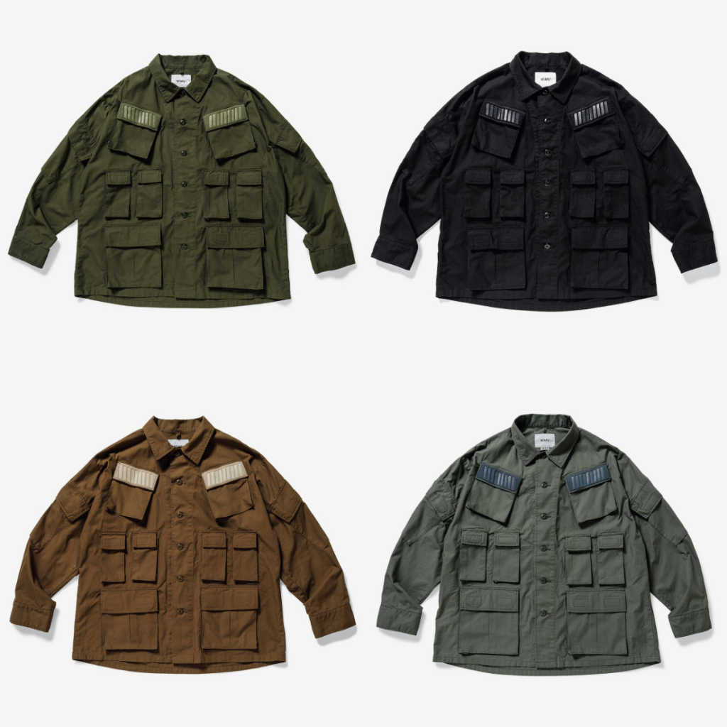 AllenTAPS】WTAPS 19AW MODULAR LS 01 / SHIRT. COTTON. RIPSTOP