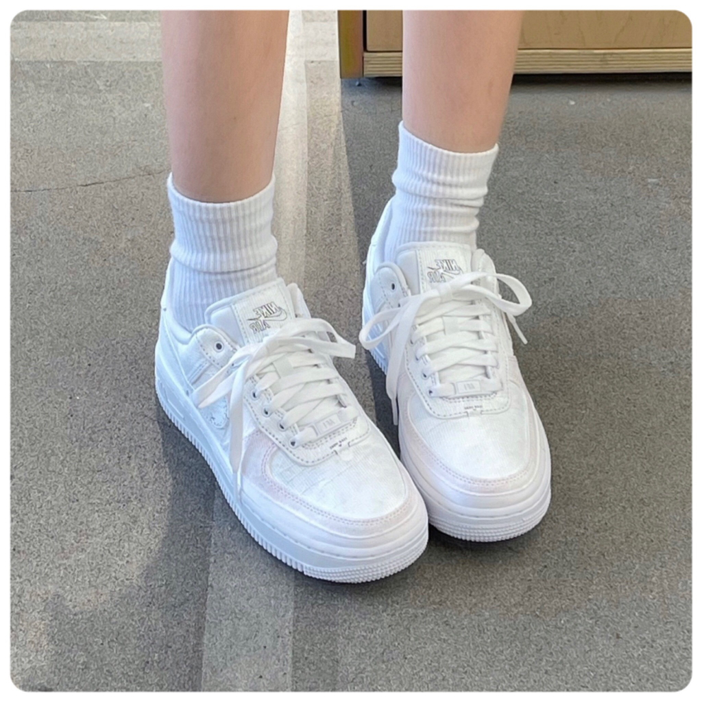 逢甲FUZZY】W Nike Air Force 1 LX 撕撕樂彩色全白CJ1650-100 | 蝦皮購物