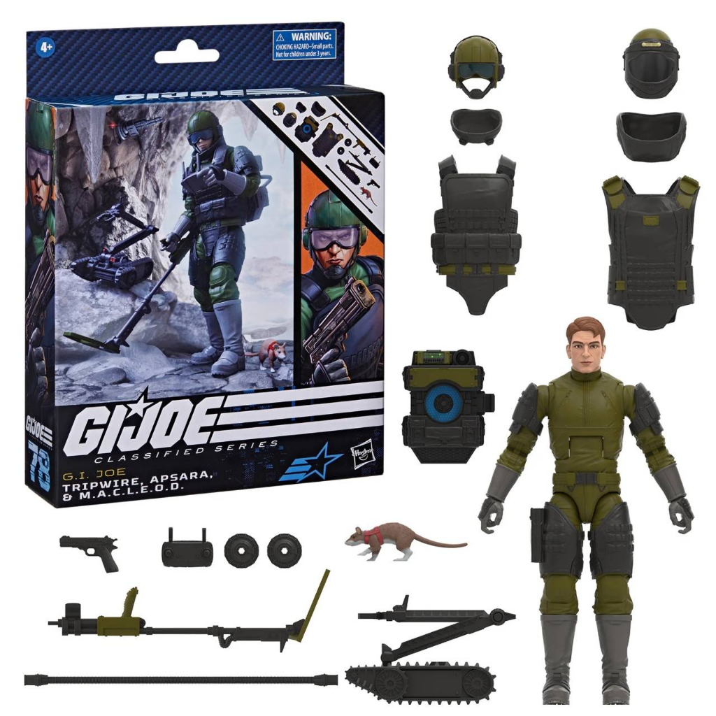 g.i.joe 特種部隊 6吋 Tripwire, Apsara, & M.A.C.L.E.O.D. 導火線 78