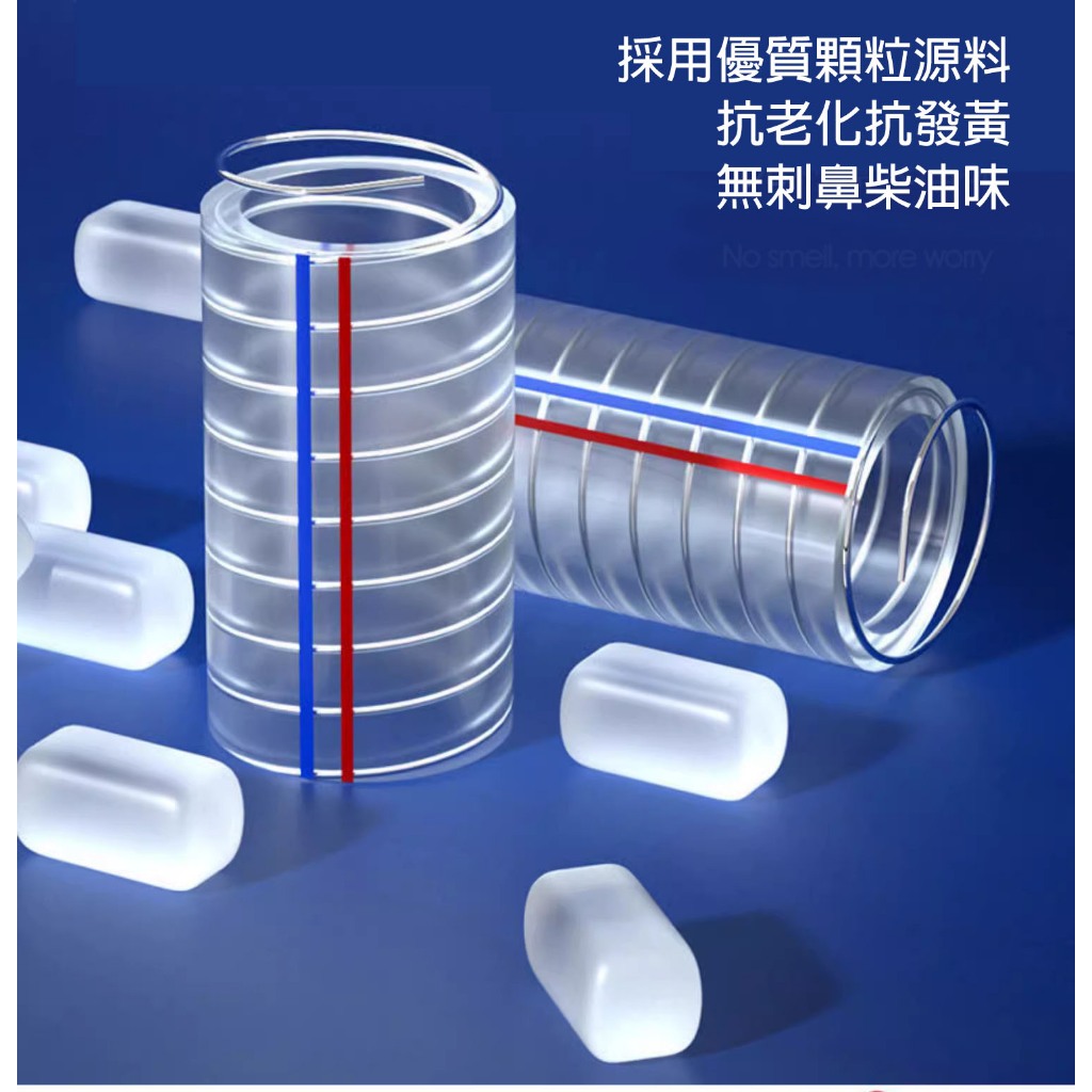 透明塑膠管 pvc附鋼絲軟管透明塑膠管 油管 水管 抽油泵用 內徑25mm 壁厚2.5MM | 蝦皮購物